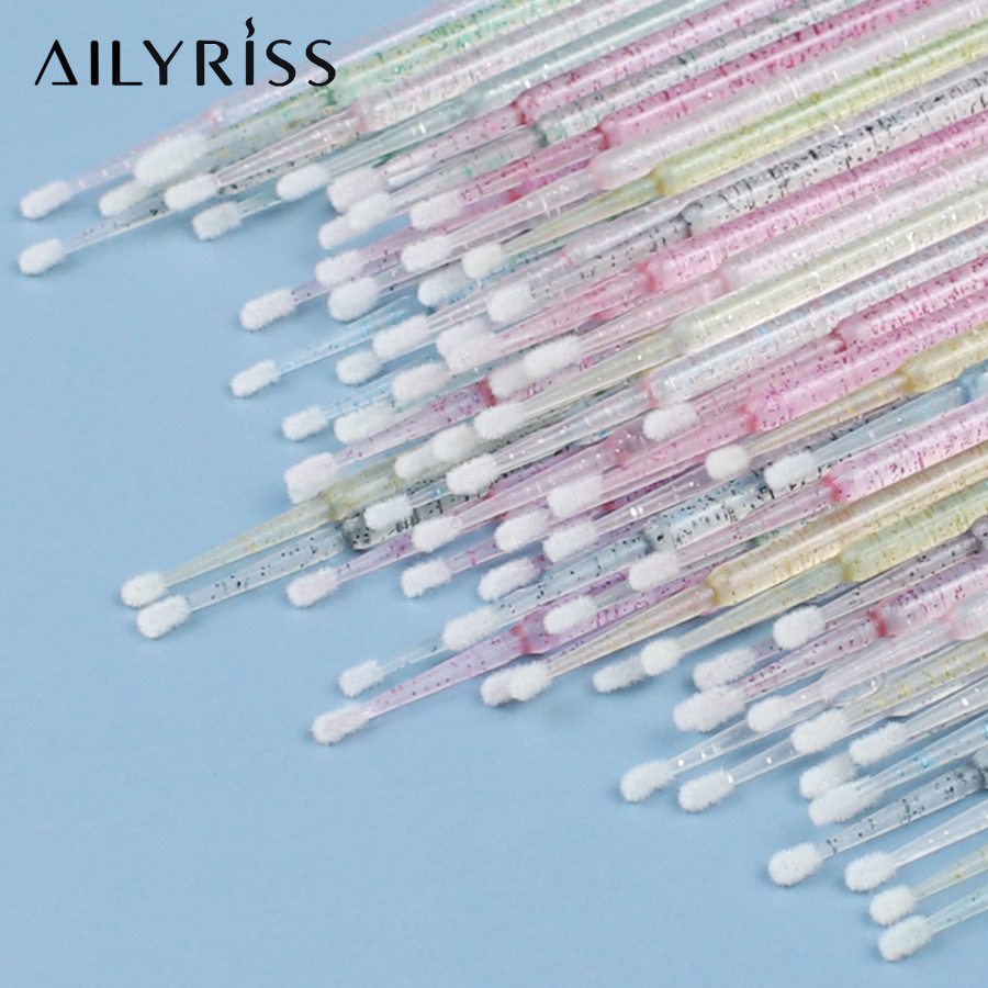 Eyelash Extension Remover - Одноразовые кисти для ресниц, тампон, 100