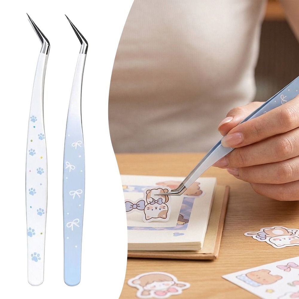 Lash Mapping Sticker - Пинцет для наращивания ресниц из нержавеющей