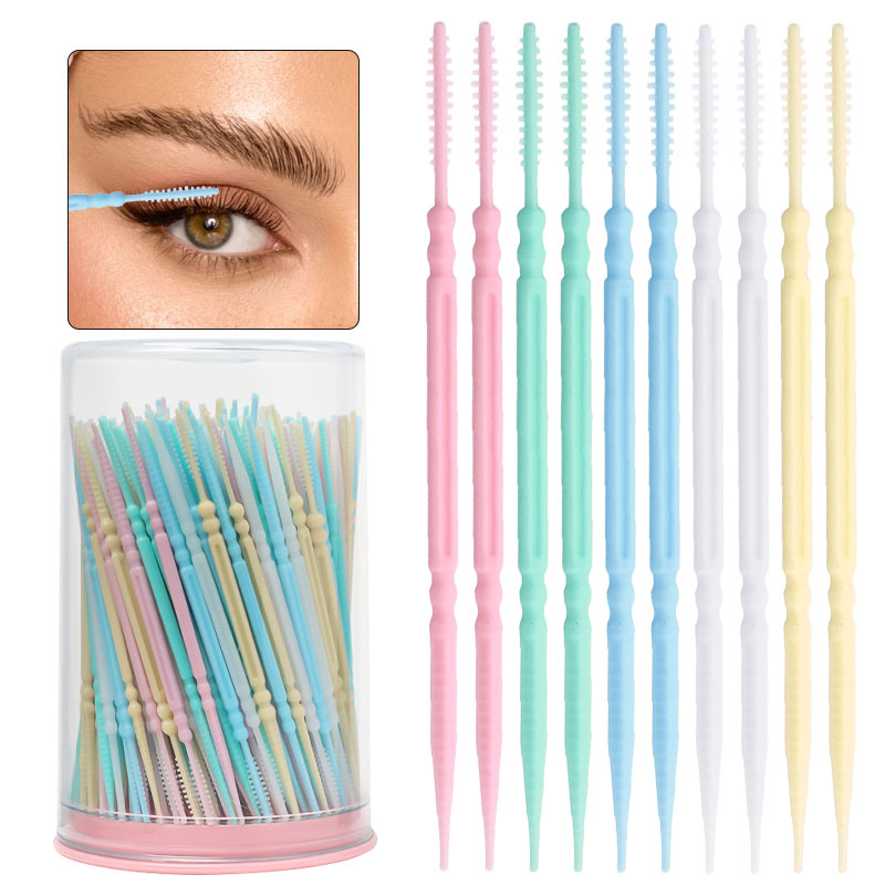 Micro Brush Applicator - 300 шт. в упаковке: Двусторонние микрощеточки-«рыбья