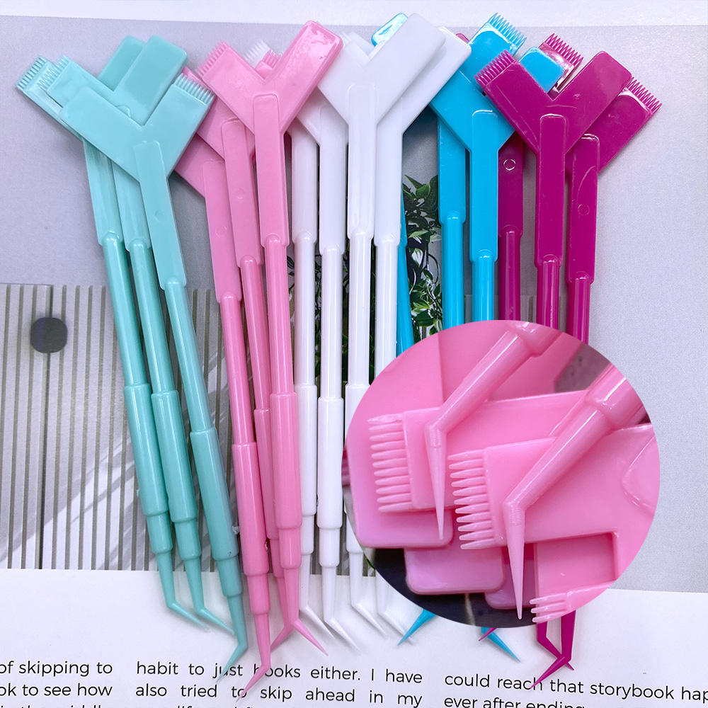 Micro Brush Applicator - Набор из 10/20/30 многоразовых Y-образных расчесок-аппликаторов