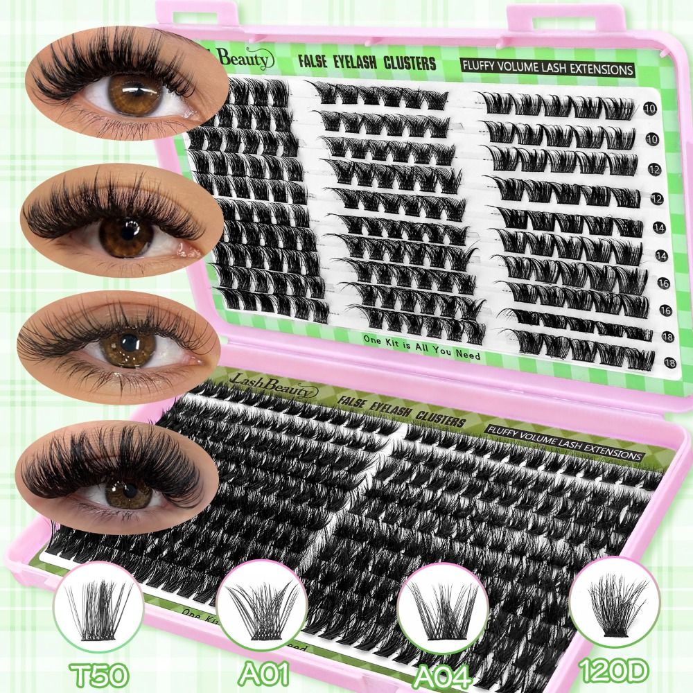 Eyelash Extension Look - Накладные ресницы Natural Look: 3D-эффект, имитация