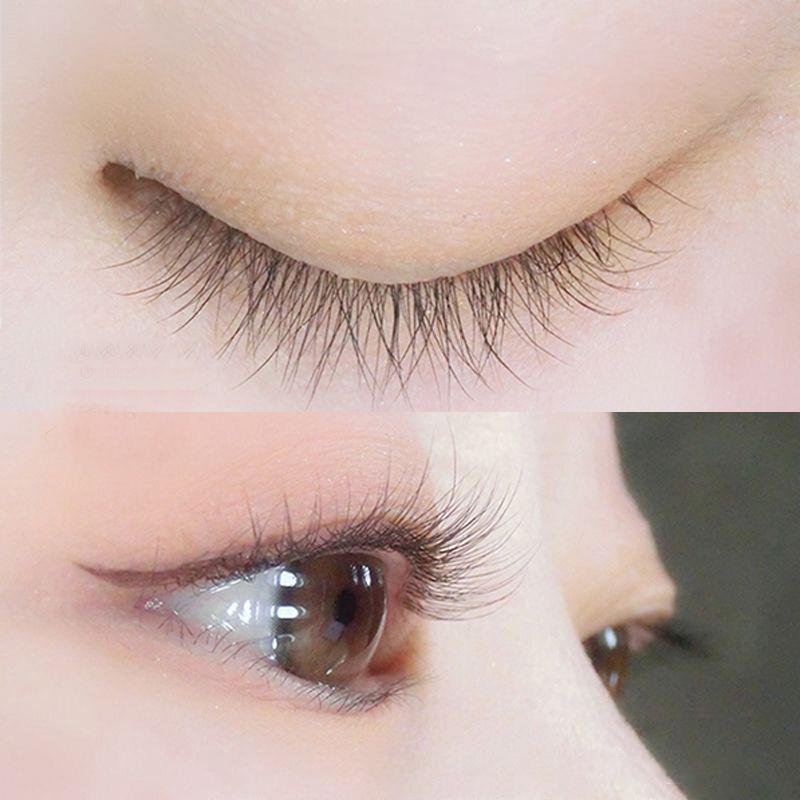 Eyelash Extension No 11 - Черные самоклеящиеся накладные ресницы, длина 11-13