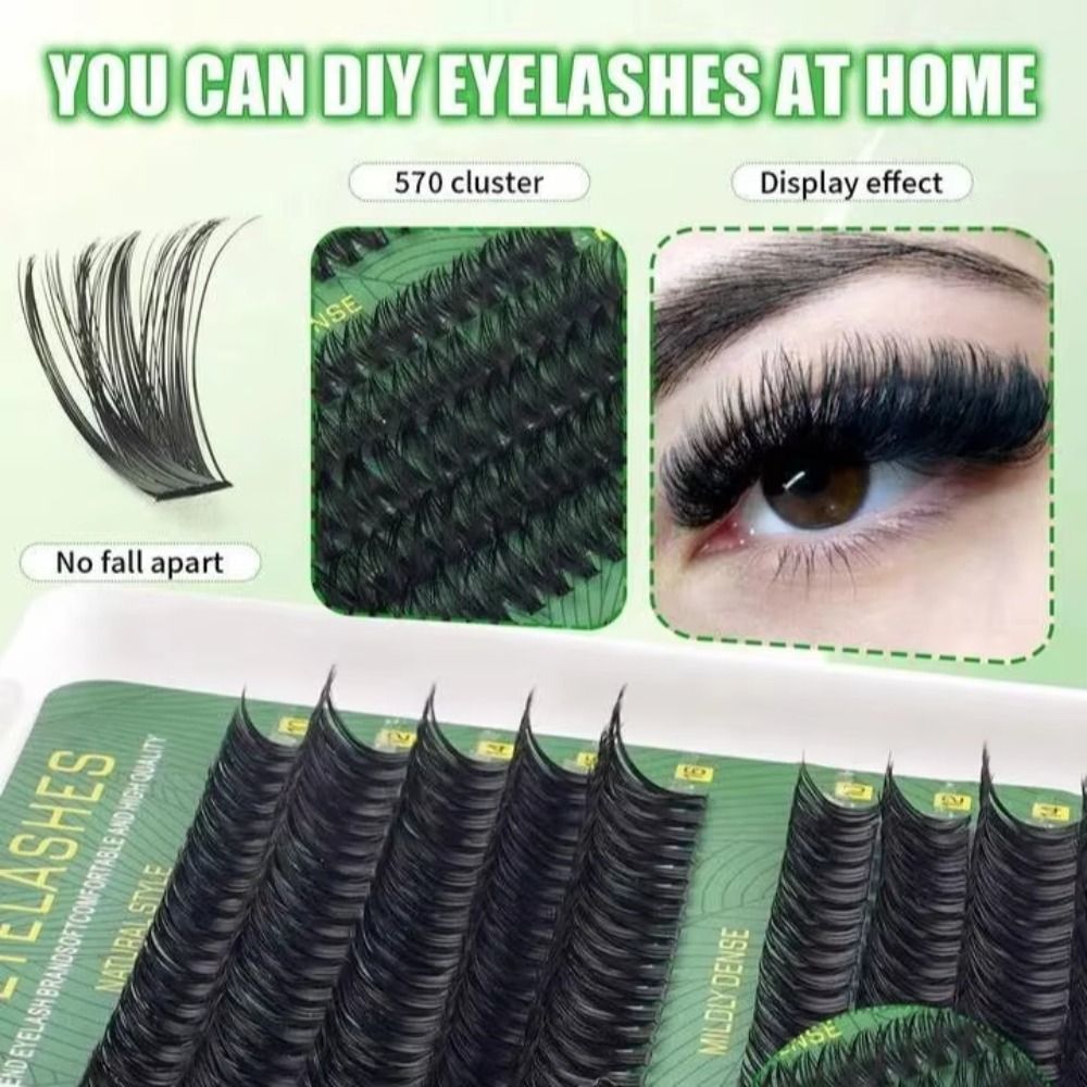 Eyelash Extension Look - Натуральные накладные ресницы в стиле Wispy,