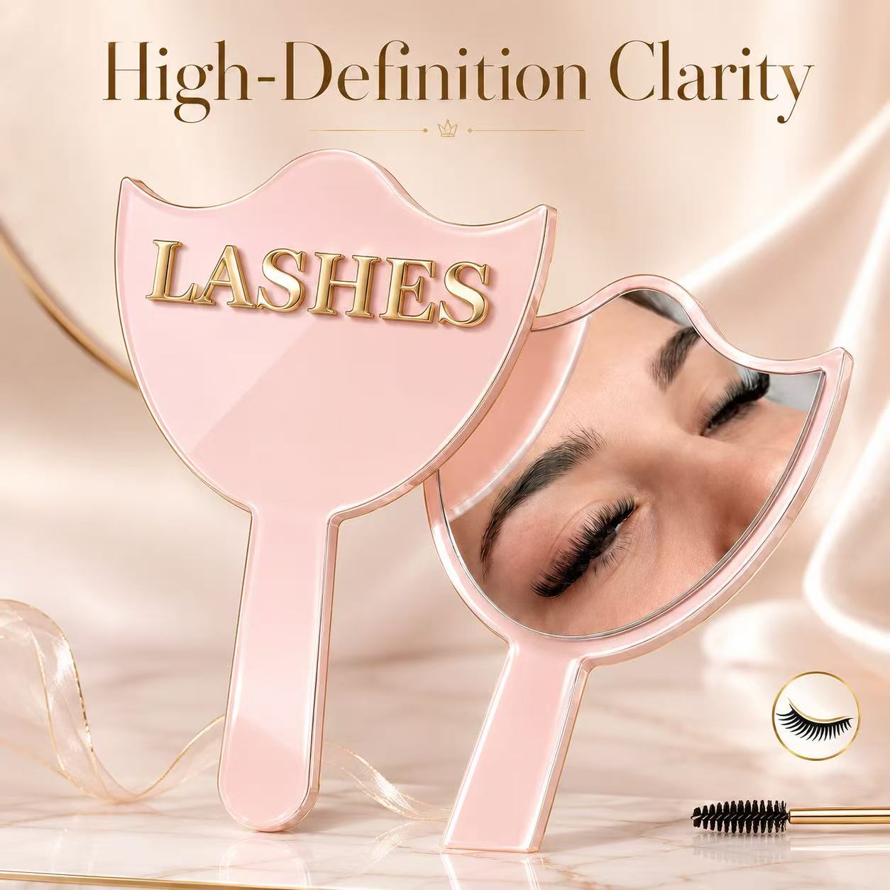 Lash Mapping Sticker - Зеркало для наращивания ресниц HD Glass