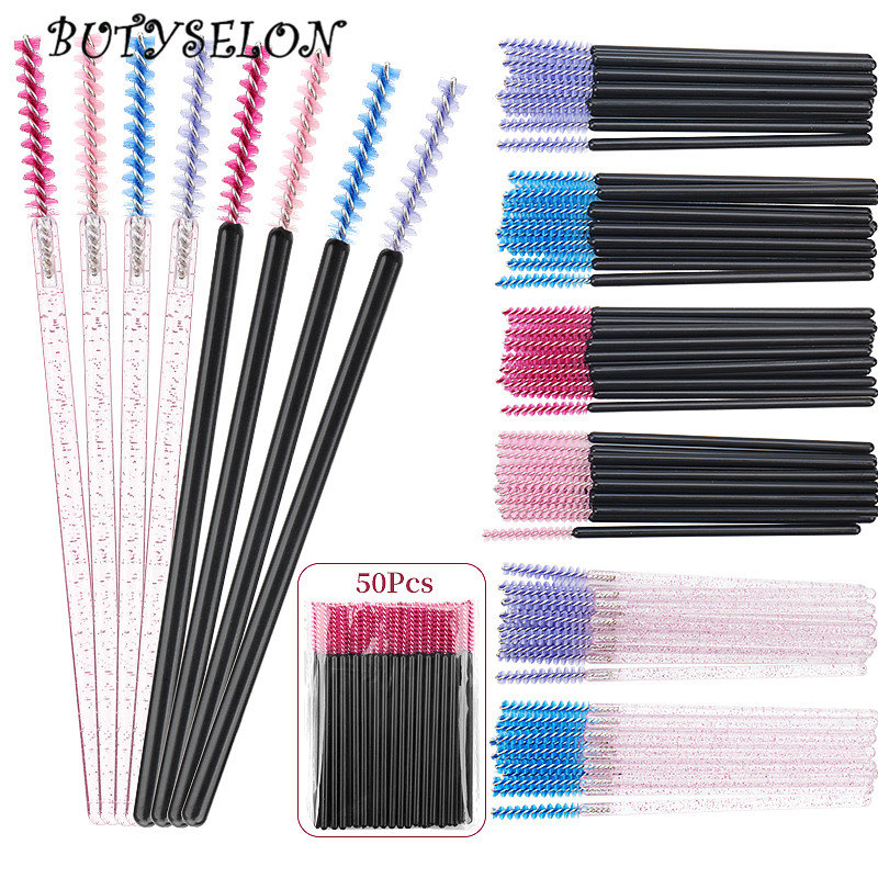 Micro Brush Applicator - 50 шт., одноразовые кисти для ресниц