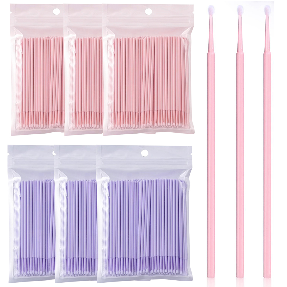 Eyelash Extension Remover - Lash 100 шт. одноразовые микро-щеточки для