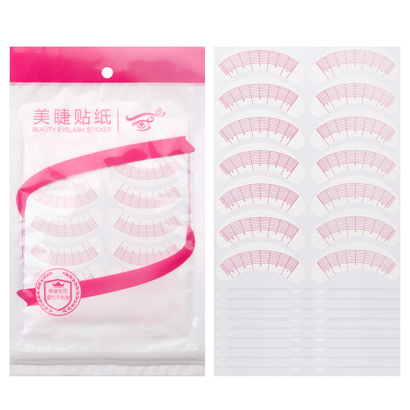 Lash Mapping Sticker - 70 пар наклеек для картирования ресниц,