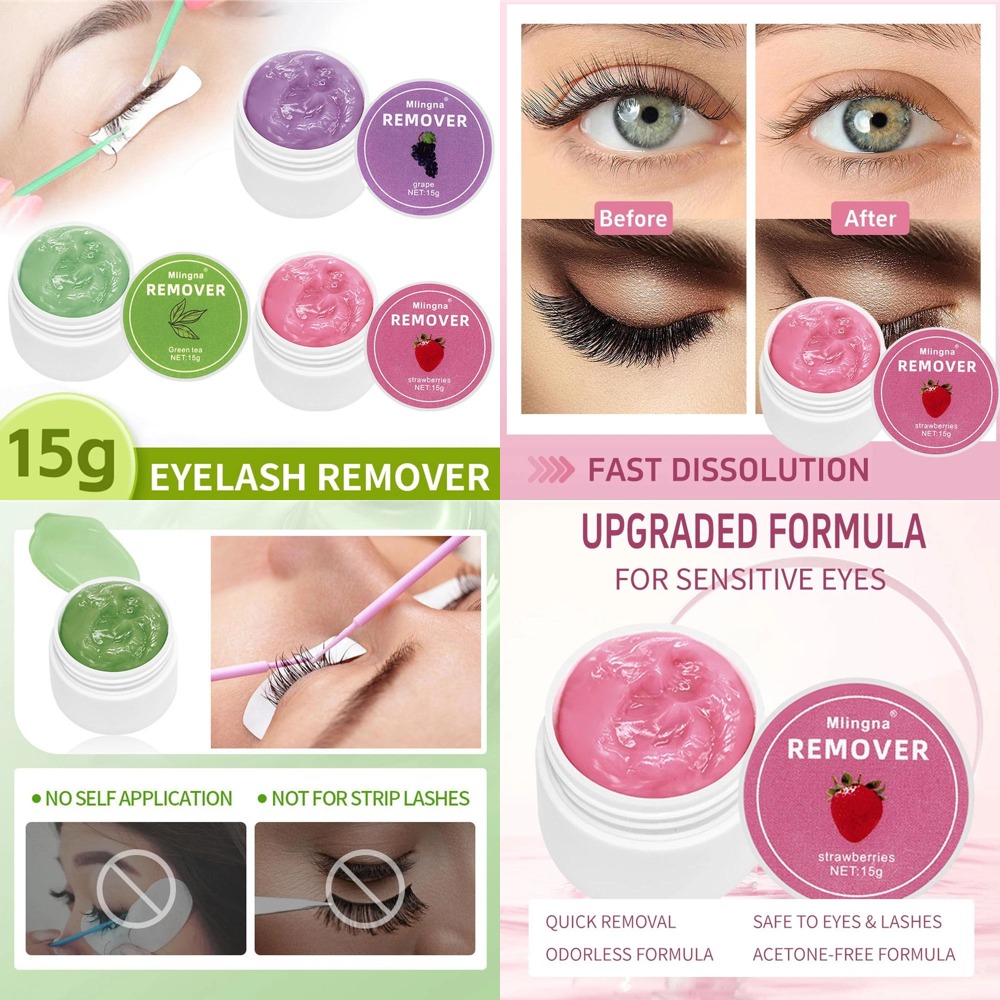 Eyelash Extension Remover - 1 шт. Крем для снятия клеи