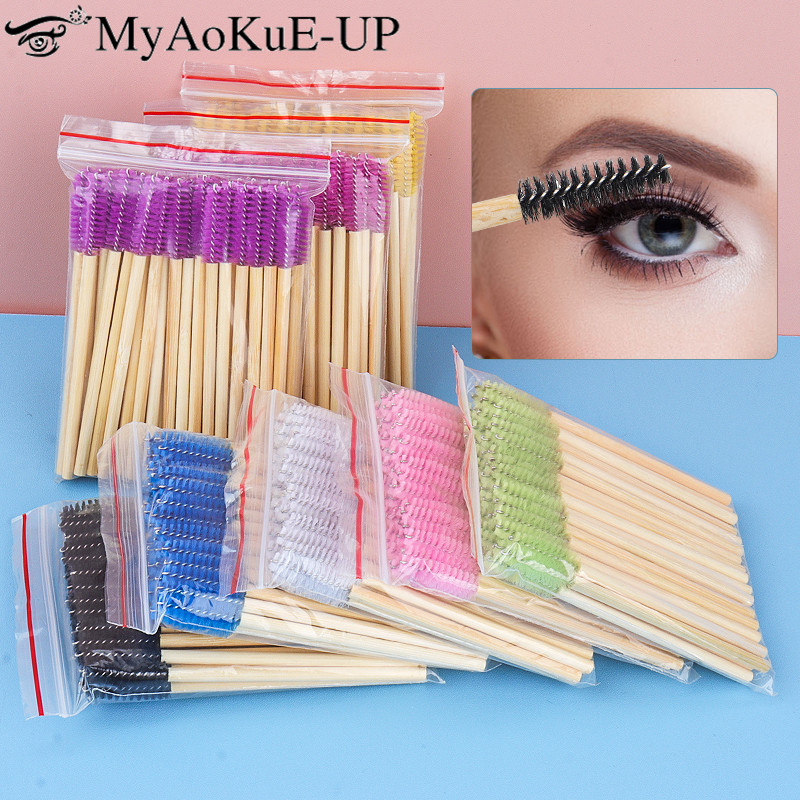 Micro Brush Applicator - 50 шт., кисти для ресниц, одноразовые