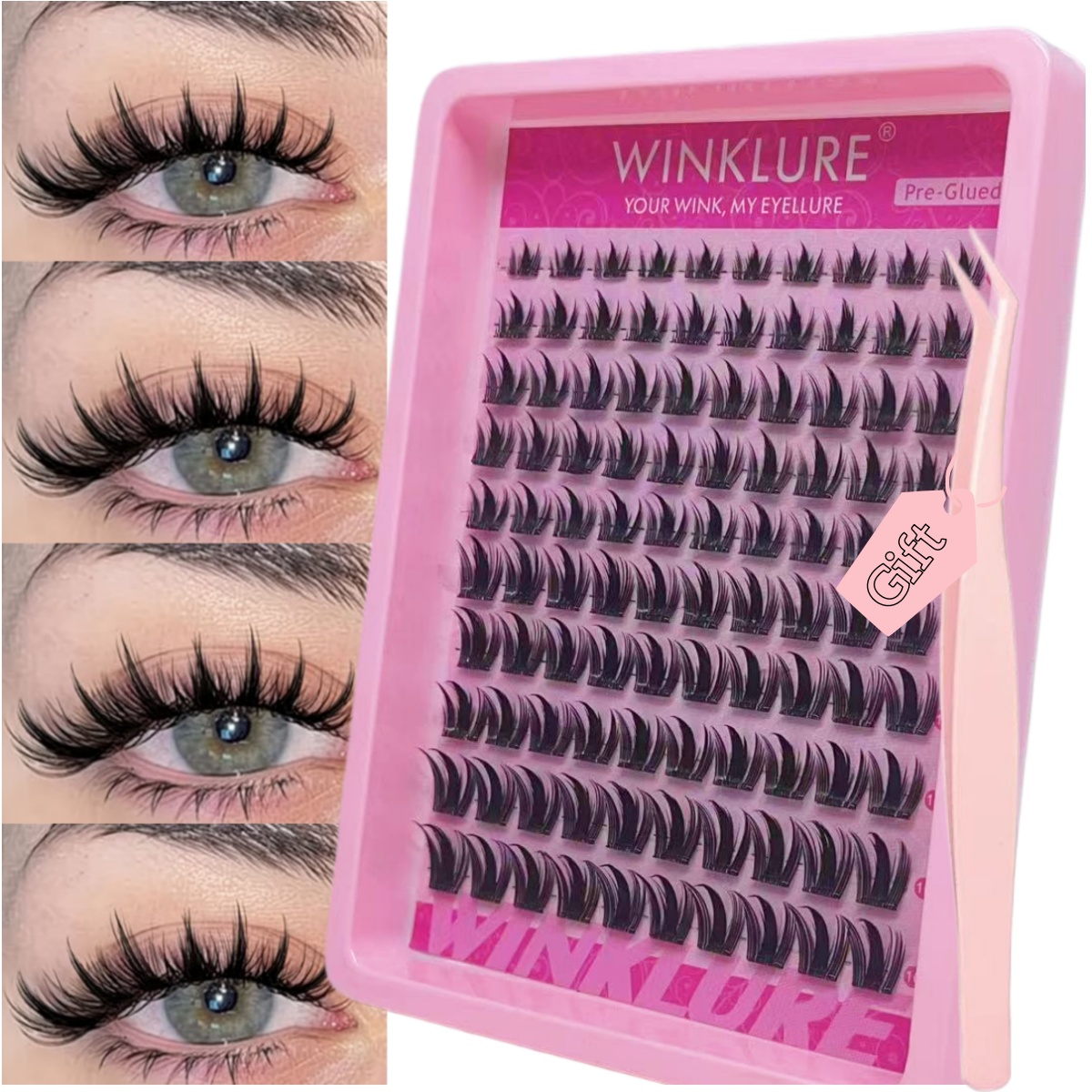 Eyelash Extension Uv Glue - Многоразовые самоклеящиеся накладные ресницы WINKLURE без