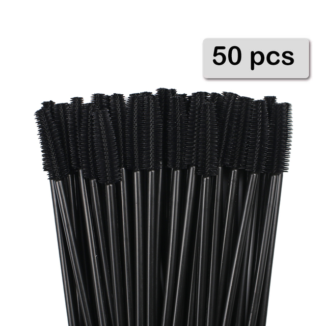 Micro Brush Applicator - 50 шт. силиконовых аппликаторов для туши,