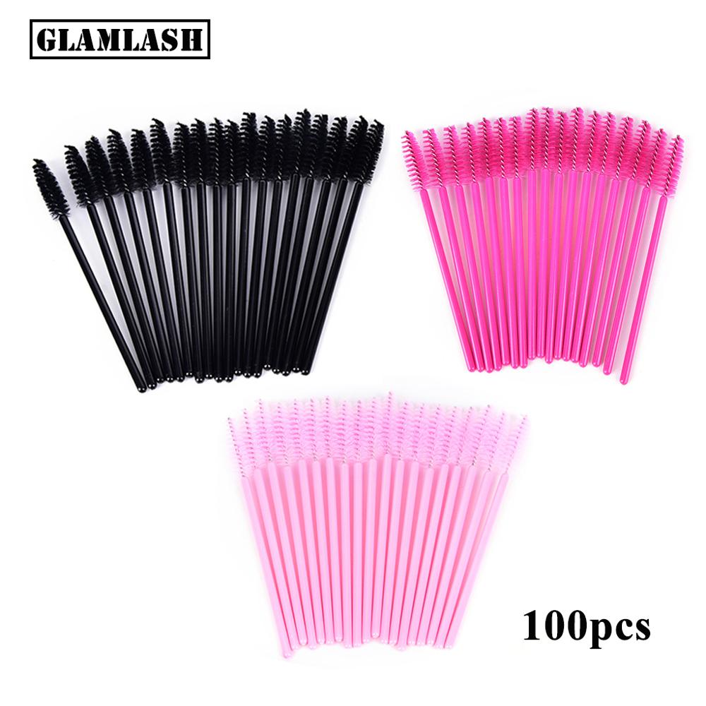 Micro Brush Applicator - 100 шт. одноразовая микро-расческа для ресниц,