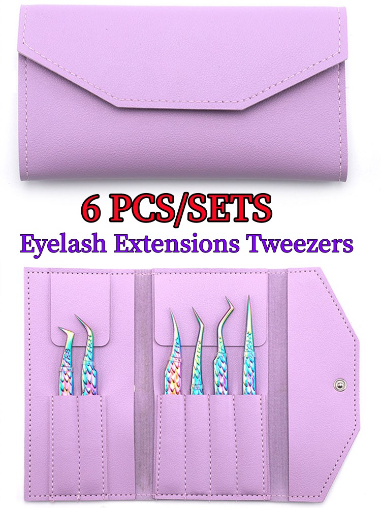 Набор из 6 пинцетов для наращи – обзор и цена Isolation Tweezer Curved