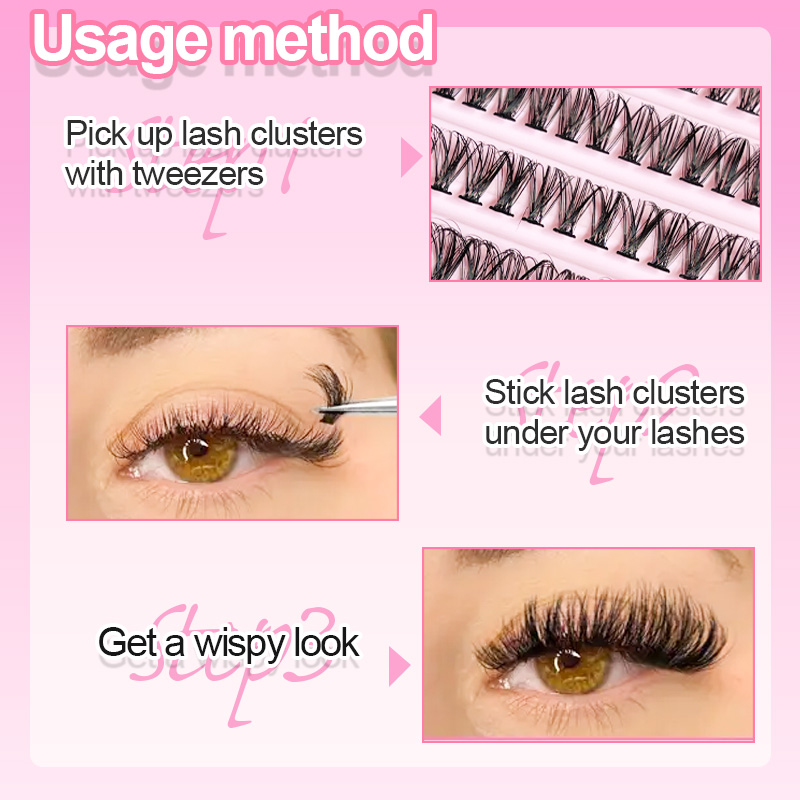 Индивидуальные ресницы, пучок  – обзор и цена Eyelash Extension Look