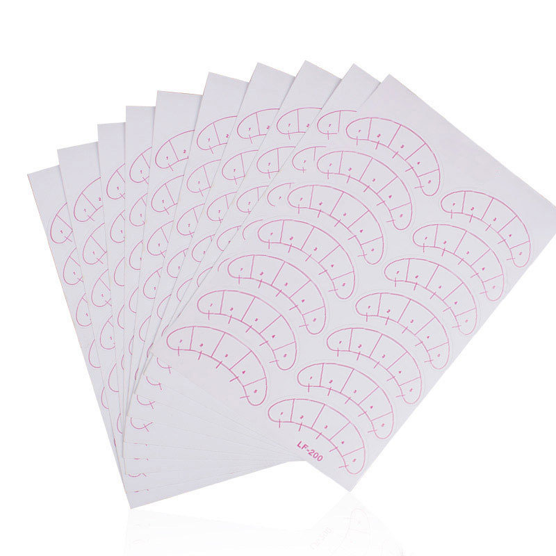 Подушечки под глаза для бумажн – обзор и цена Lash Mapping Sticker