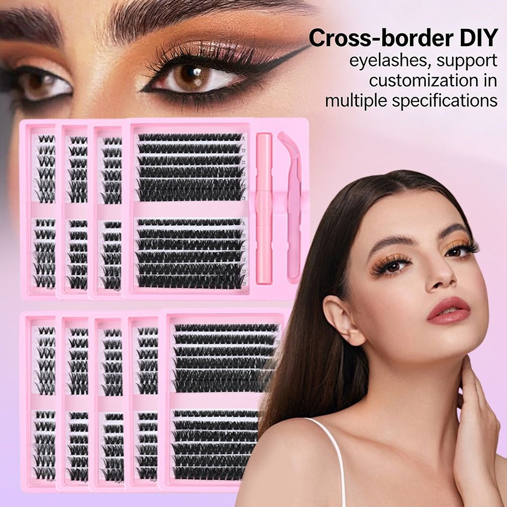 12 рядов накладных ресниц с ес – обзор и цена Eyelash Extension Look