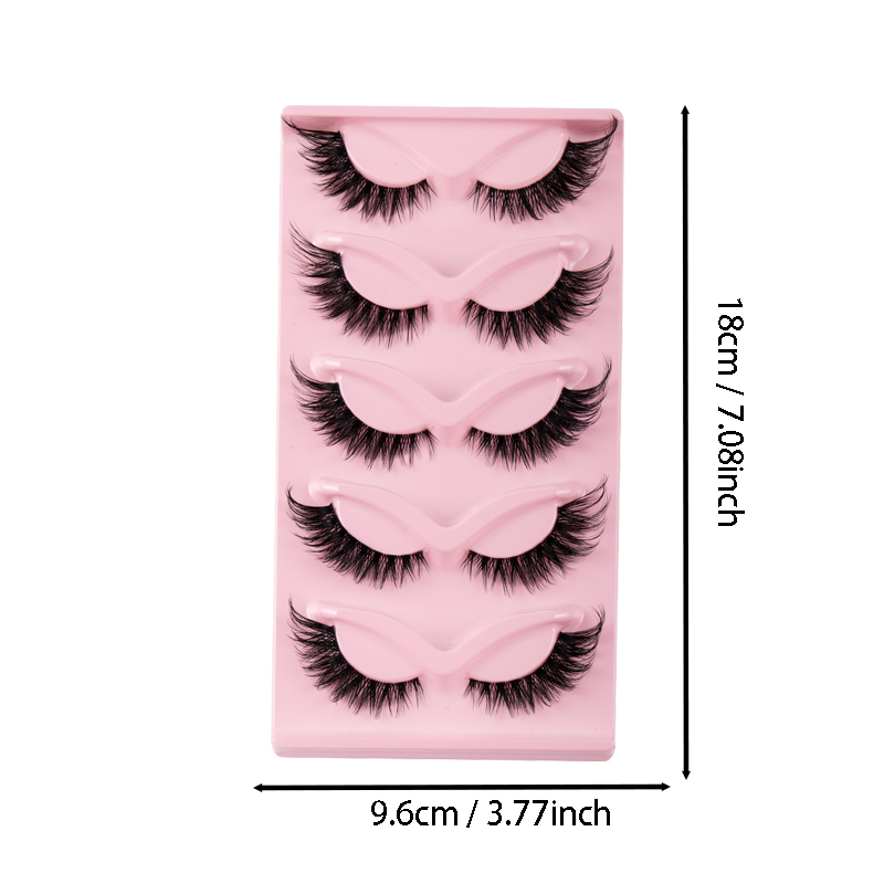 5 пар накладных ресниц «кошачи – обзор и цена Eyelash Extension Cat Eye