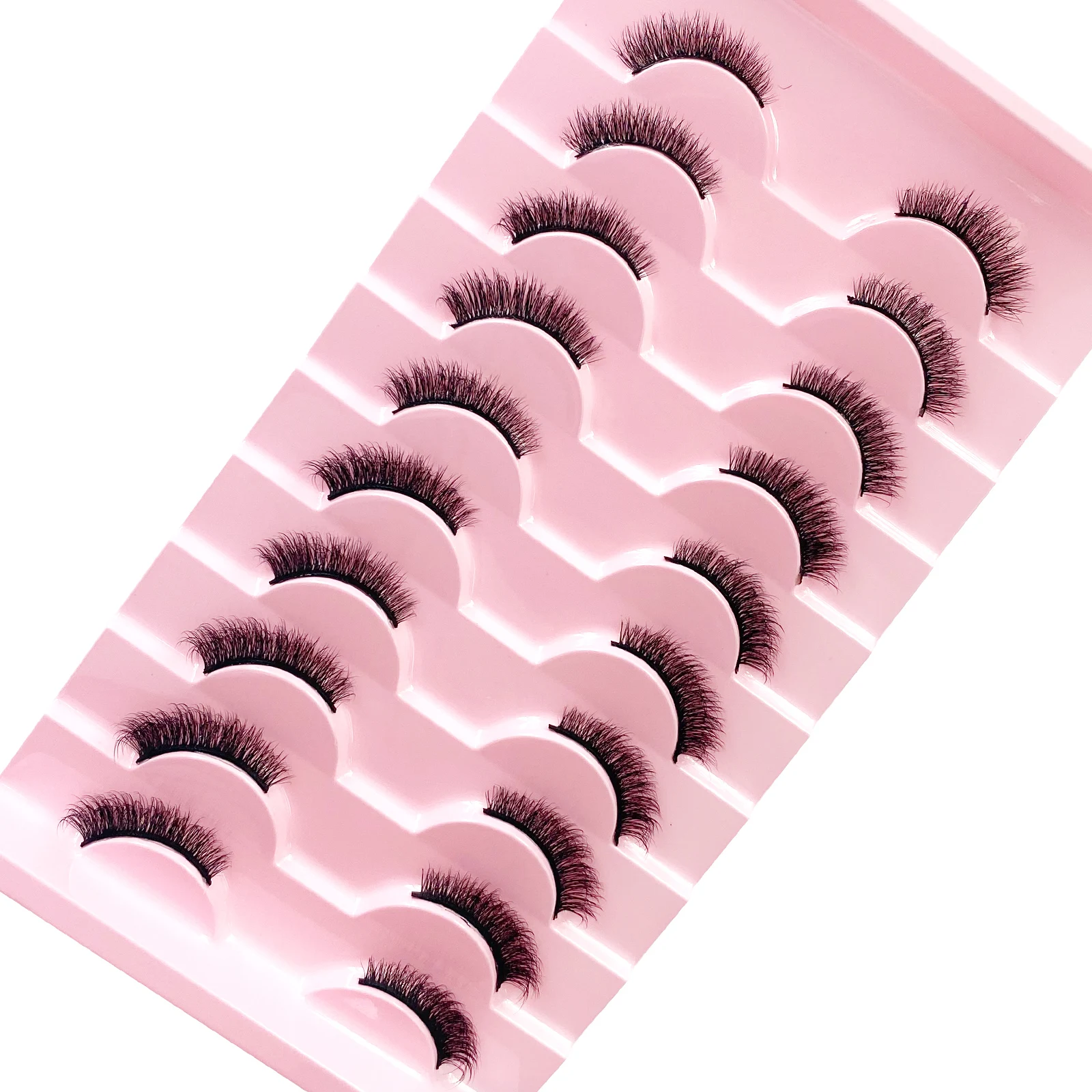 Половина ресниц, 10 пар, мягки – обзор и цена Eyelash Extension Cat Eye