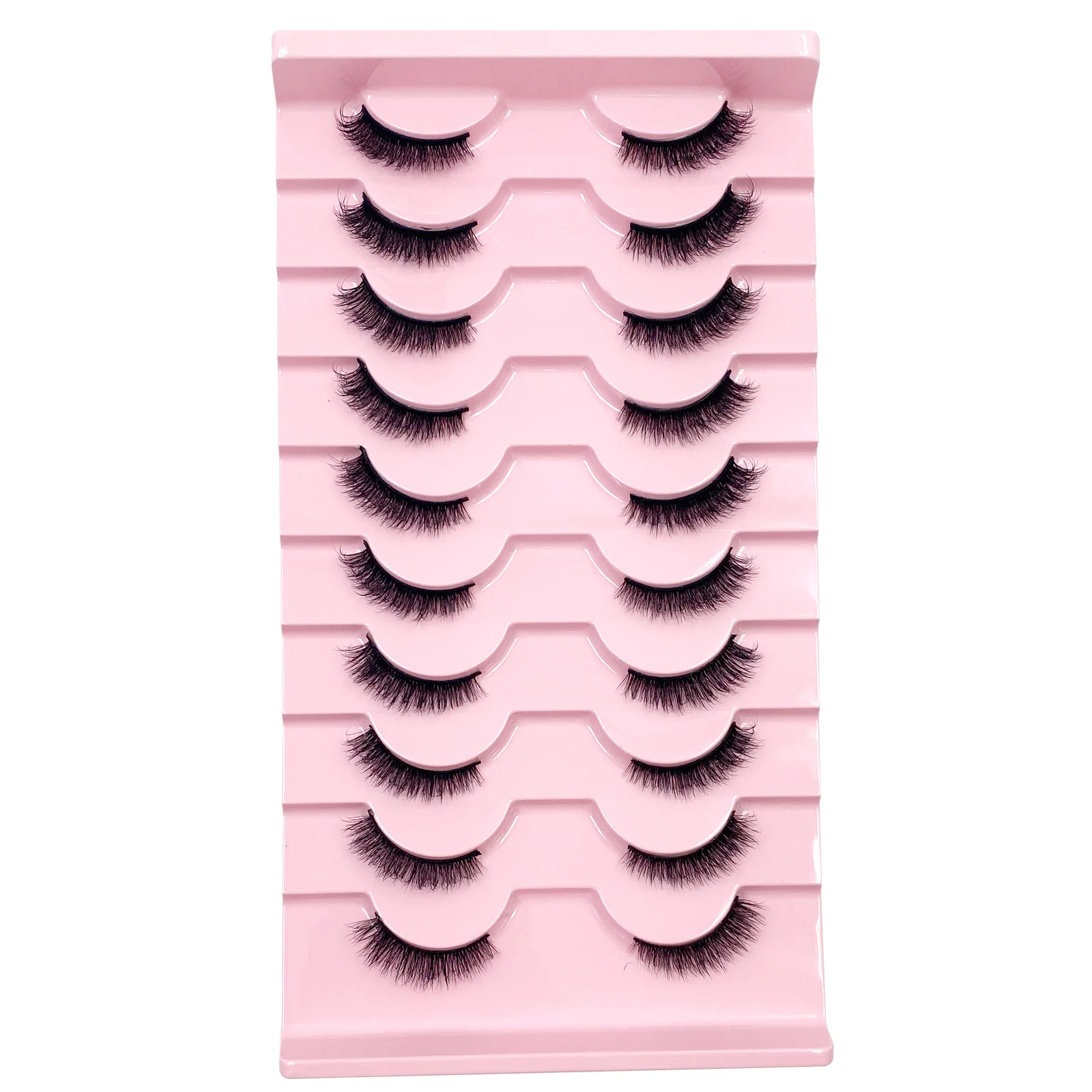 Половина ресниц, 10 пар, мягки – обзор и цена Eyelash Extension Cat Eye