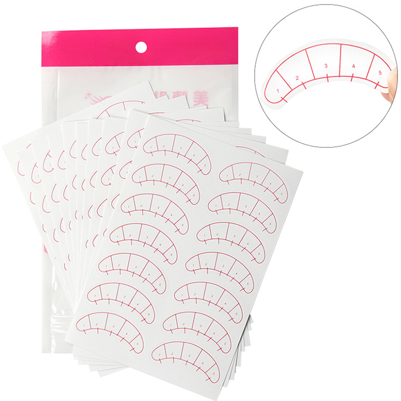 70/140 пар наклеек для картиро – обзор и цена Lash Mapping Sticker