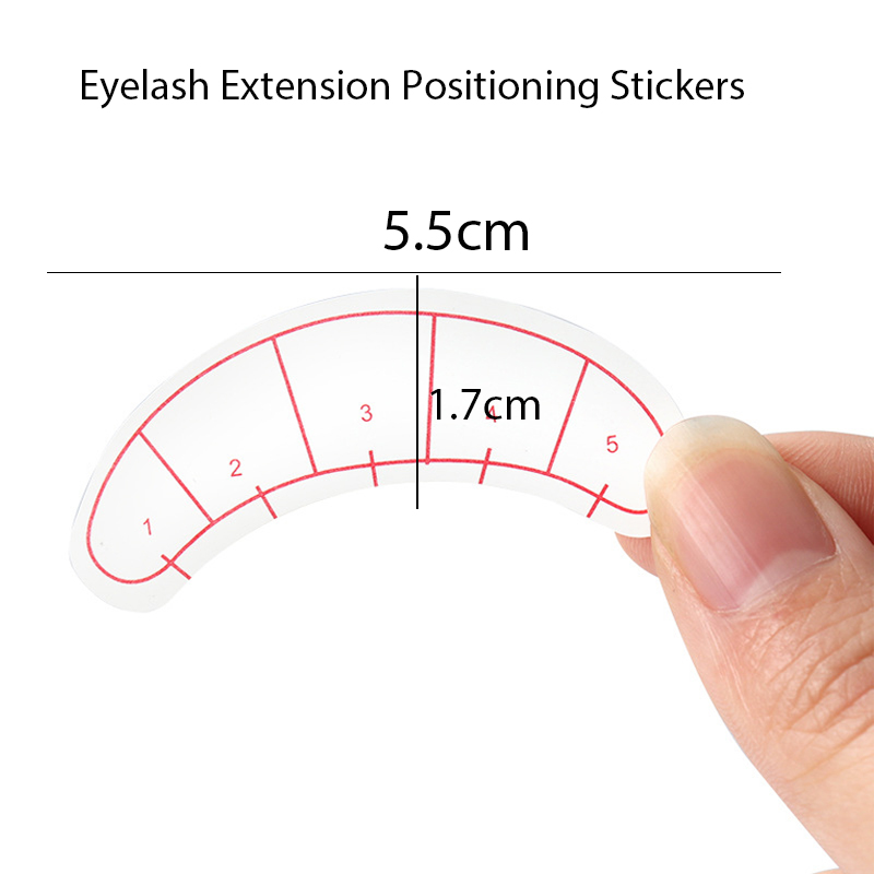 70/140 пар наклеек для картиро – обзор и цена Lash Mapping Sticker