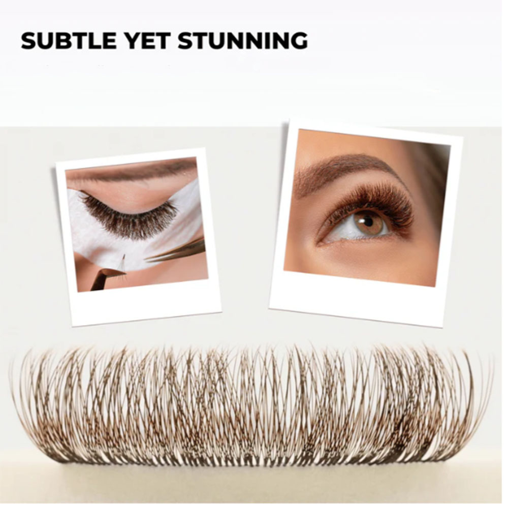 3D 6D 8D Коричневые вентилятор – обзор и цена Eyelash Extension Hybrid