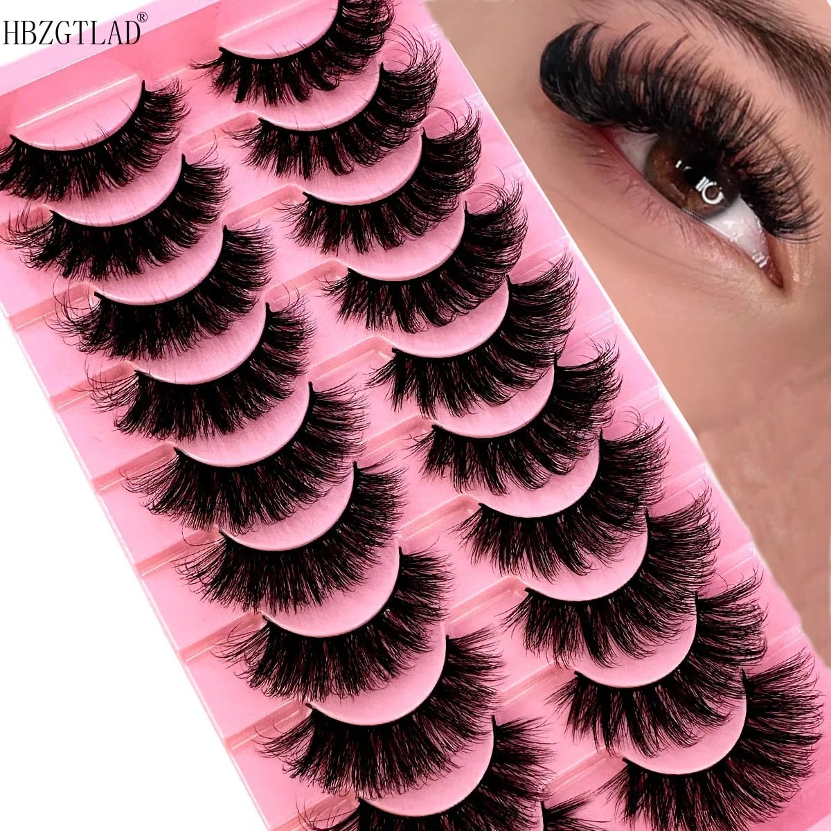 Новинка, 10 пар, пушистые ресн – обзор и цена Eyelash Extension Cat Eye