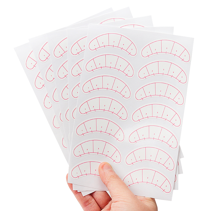 70 пар наклеек для картировани – обзор и цена Lash Mapping Sticker