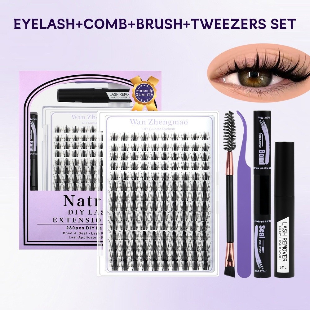 Накладные ресницы 8-18 мм для  – обзор и цена Eyelash Extension Look