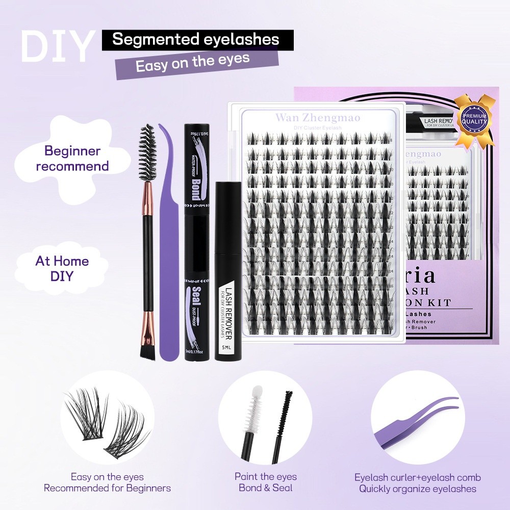 Накладные ресницы 8-18 мм для  – обзор и цена Eyelash Extension Look