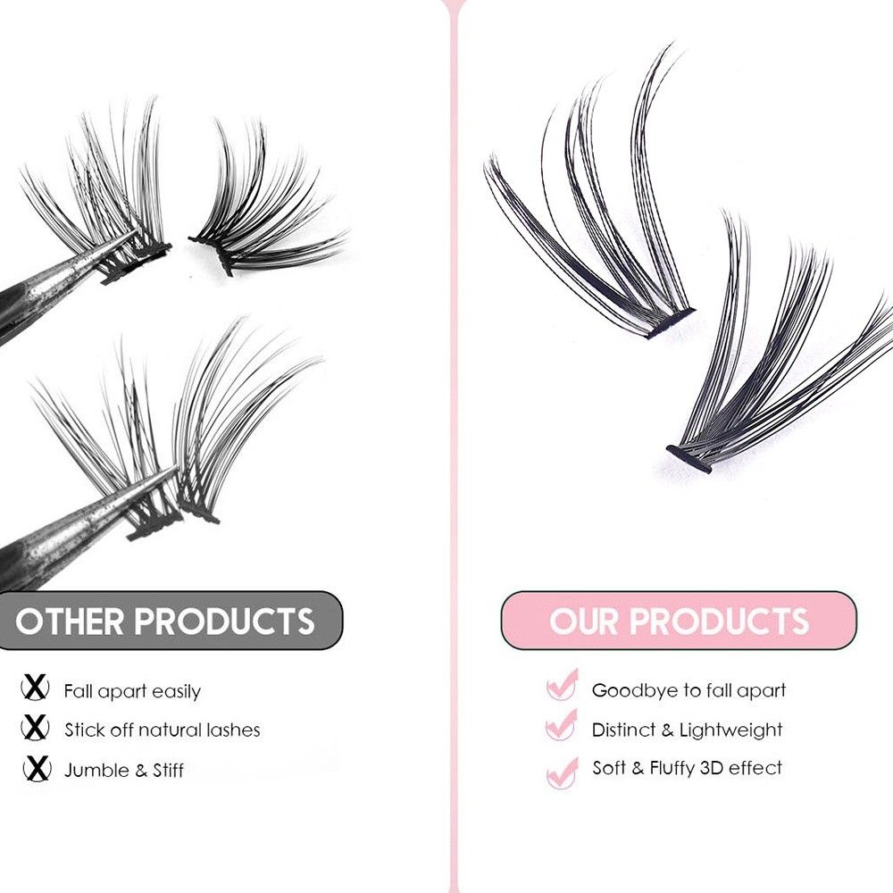 Накладные ресницы 8-16 мм для  – обзор и цена Eyelash Extension Look