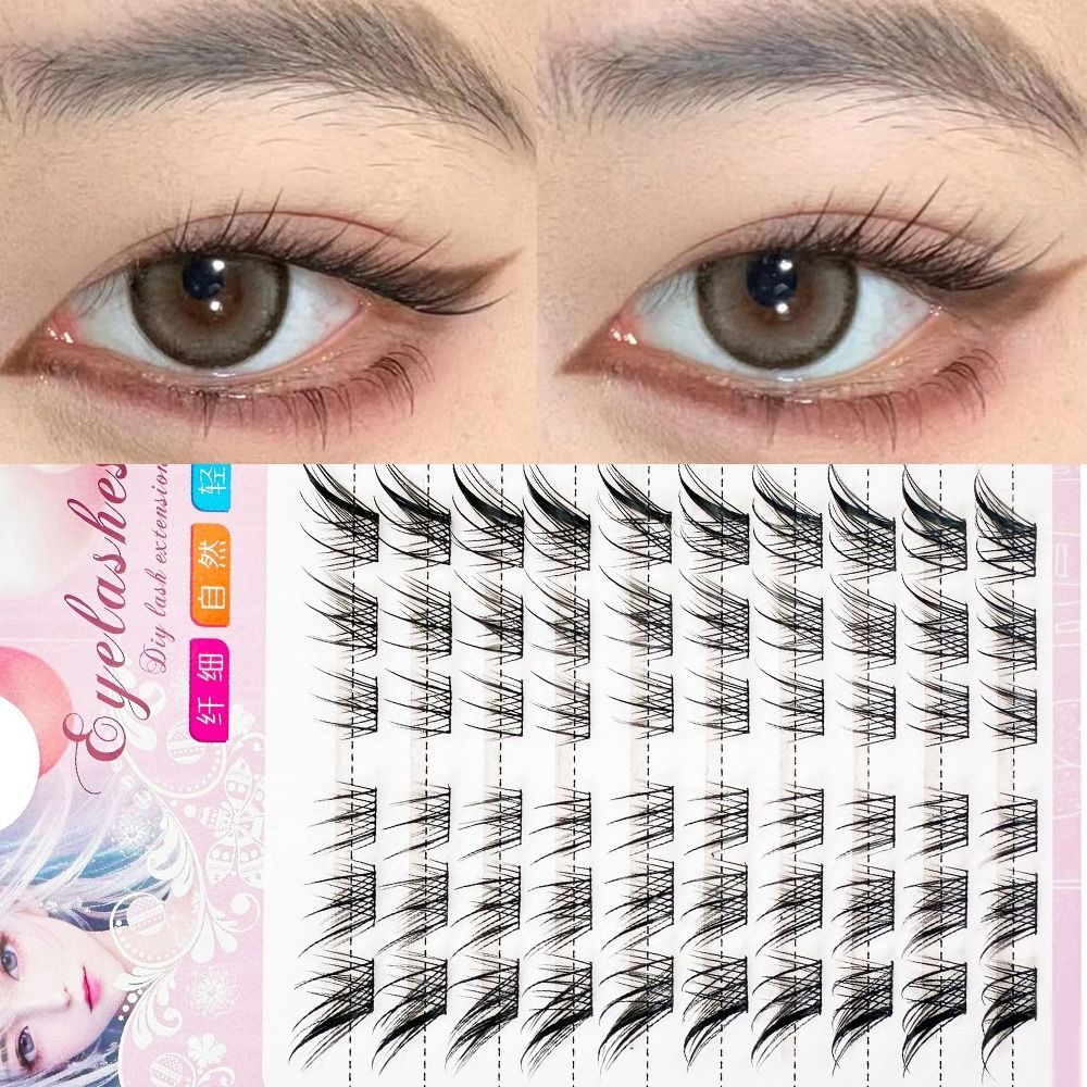 3D кошачий глаз кластеры ресни – обзор и цена Eyelash Extension Cat Eye