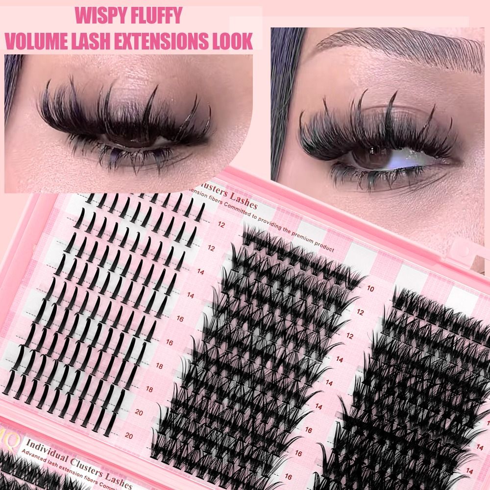 Накладные ресницы 9-16 мм, 3D  – обзор и цена Eyelash Extension Look