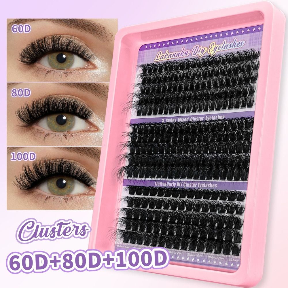 Накладные ресницы 9-16 мм, 3D  – обзор и цена Eyelash Extension Look